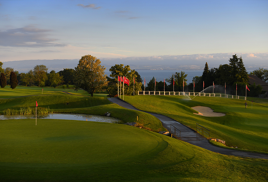 18 Evian Resort Golf Club VIP Treffen mit David Leadbetter und LPGA Tourspielerin Sandra Gal