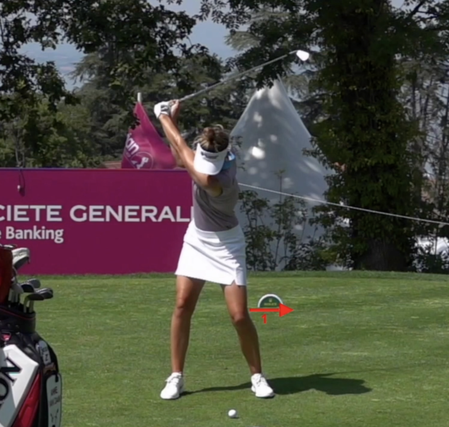 Weight begins to shift toward the lead side