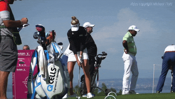 Nelly Korda takeaway with relaxed hands and wrists