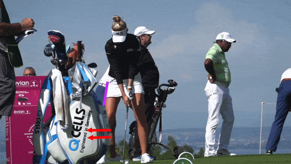 Golf backswing weight shift and recentering